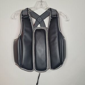 Martial Arts Chest Guard Vest Size S Hook & Loop Closure Taekwondo Karate Prowin